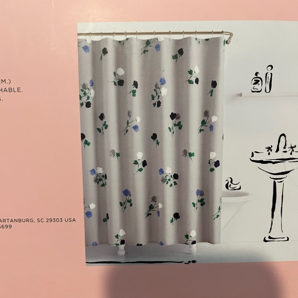 kate spade Bath Nib Kate Spade Willow Court Shower Curtain Poshmark